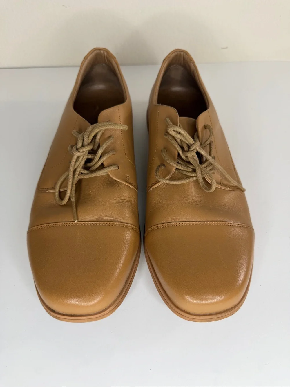 Birchbury Brenston Derby Mens Size 11 Brown Leather Barefoot Oxfords Dress Shoes